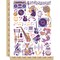 Music Songs Instruments Dance Rock and Roll Temporary Tattoo Water Resistant Fake Body Art Set Collection